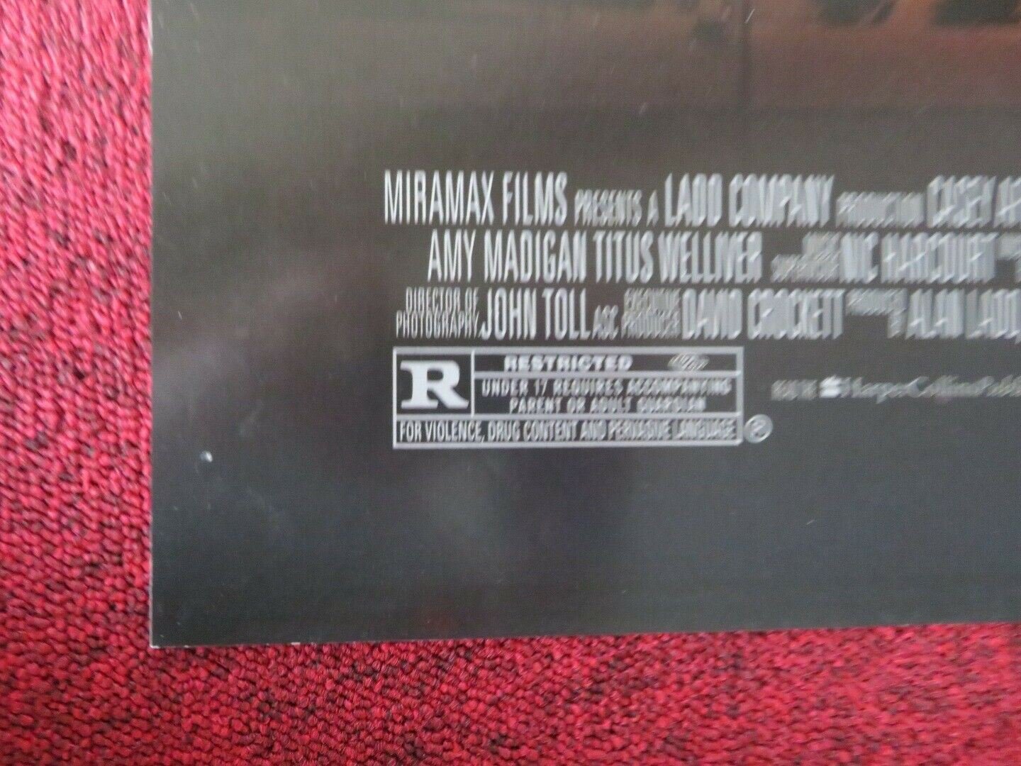 GONE BABY GONE FOLDED US ONE SHEET POSTER CASEY AFFLECK ED HARRIS 2007 Movie posters