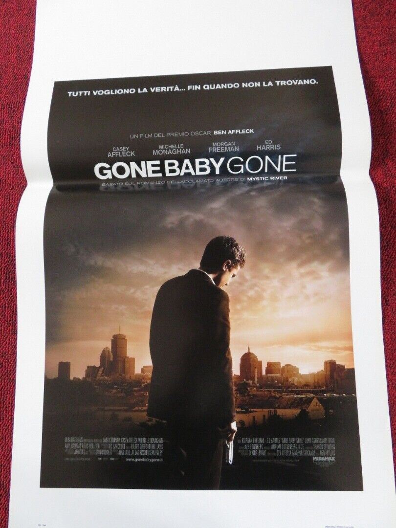 GONE BABY GONE ITALIAN LOCANDINA (27.5"x13") POSTER MORGAN FREEMAN 2017 Movie posters