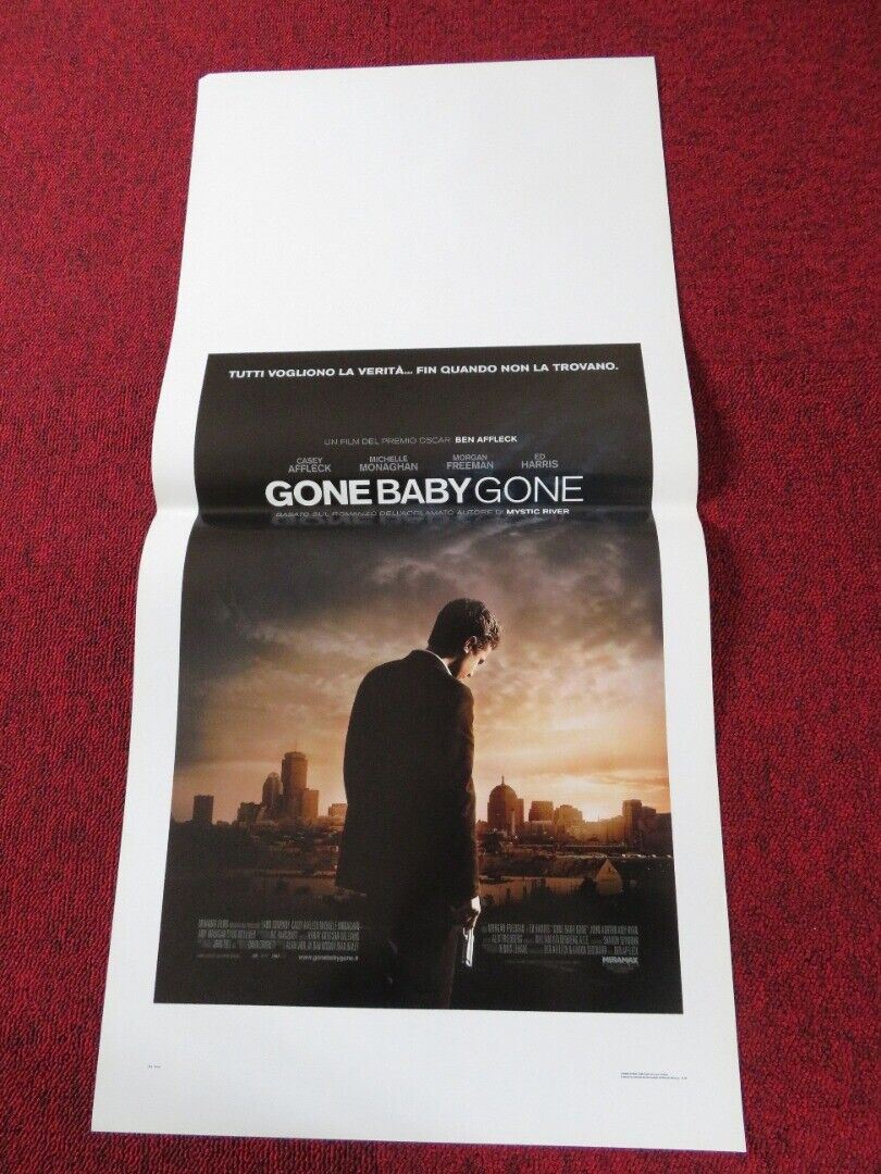 GONE BABY GONE ITALIAN LOCANDINA (27.5"x13") POSTER MORGAN FREEMAN 2017 Movie posters