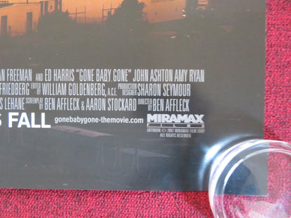 GONE BABY GONE US ONE SHEET ROLLED POSTER CASEY AFFLECK MORGAN FREEMAN 2007 Rendezvous Cinema Movie posters