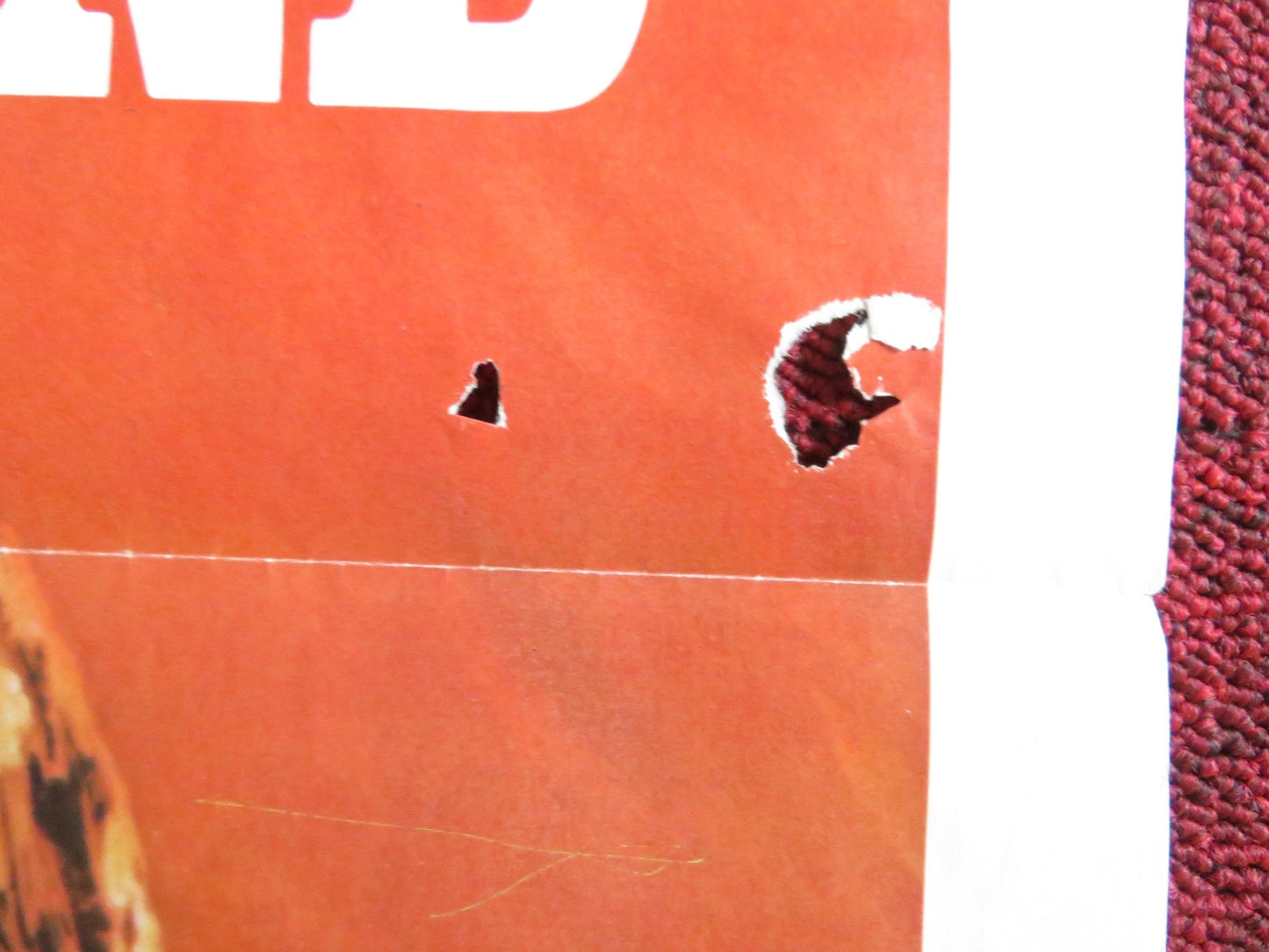 GONE WITH THE WIND FOLDED US ONE SHEET POSTER CLARK GABLE VIVIEN LEIGH R1980 Rendezvous Cinema Movie posters