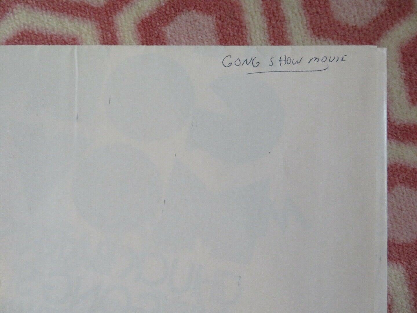 GONG SHOW MOVIE US ONE SHEET POSTER CHUCK BARRIS 1980 Movie posters