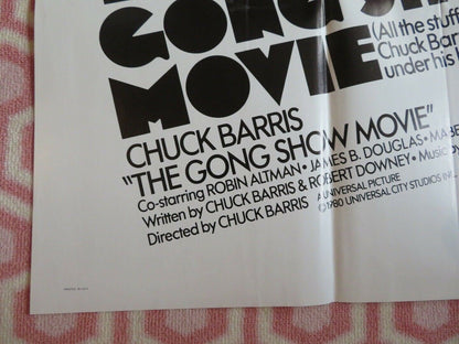 GONG SHOW MOVIE US ONE SHEET POSTER CHUCK BARRIS 1980 Movie posters