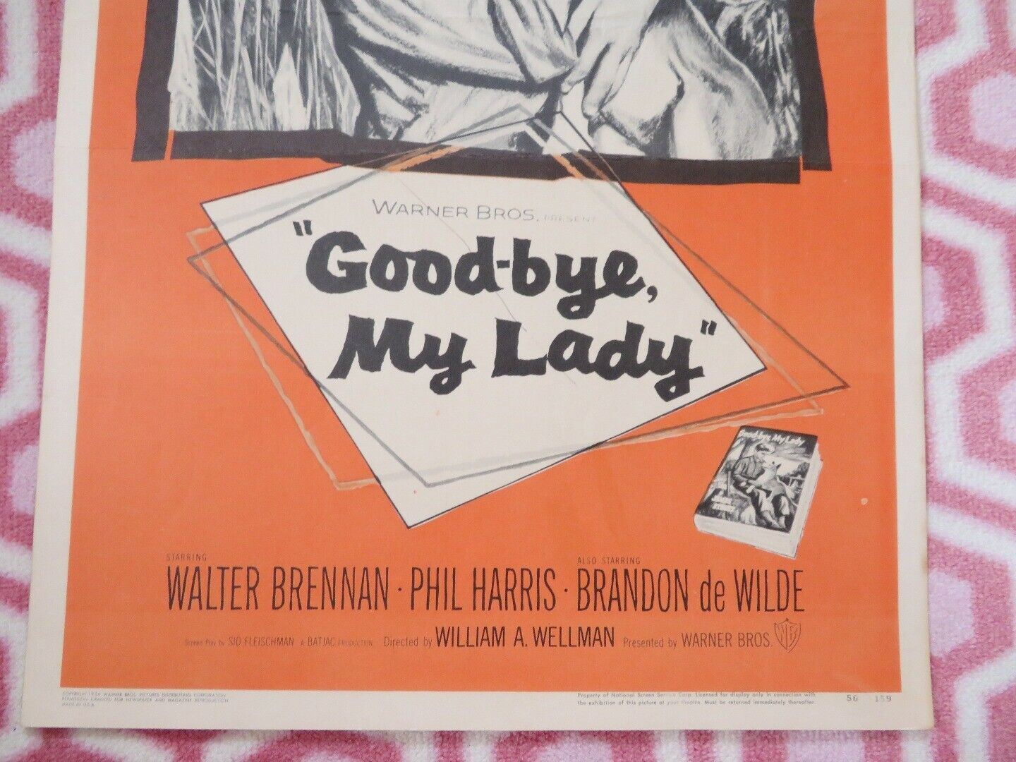 GOOD-BYE MY LADY US INSERT (14"x 36") POSTER PHIL HARRIS WALTER BRENNAN 1956 - Rendezvous Cinema