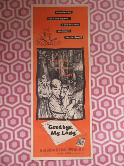 GOOD-BYE MY LADY US INSERT (14"x 36") POSTER PHIL HARRIS WALTER BRENNAN 1956 - Rendezvous Cinema