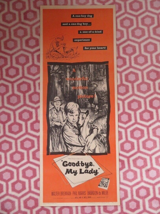 GOOD-BYE MY LADY US INSERT (14"x 36") POSTER PHIL HARRIS WALTER BRENNAN 1956 - Rendezvous Cinema