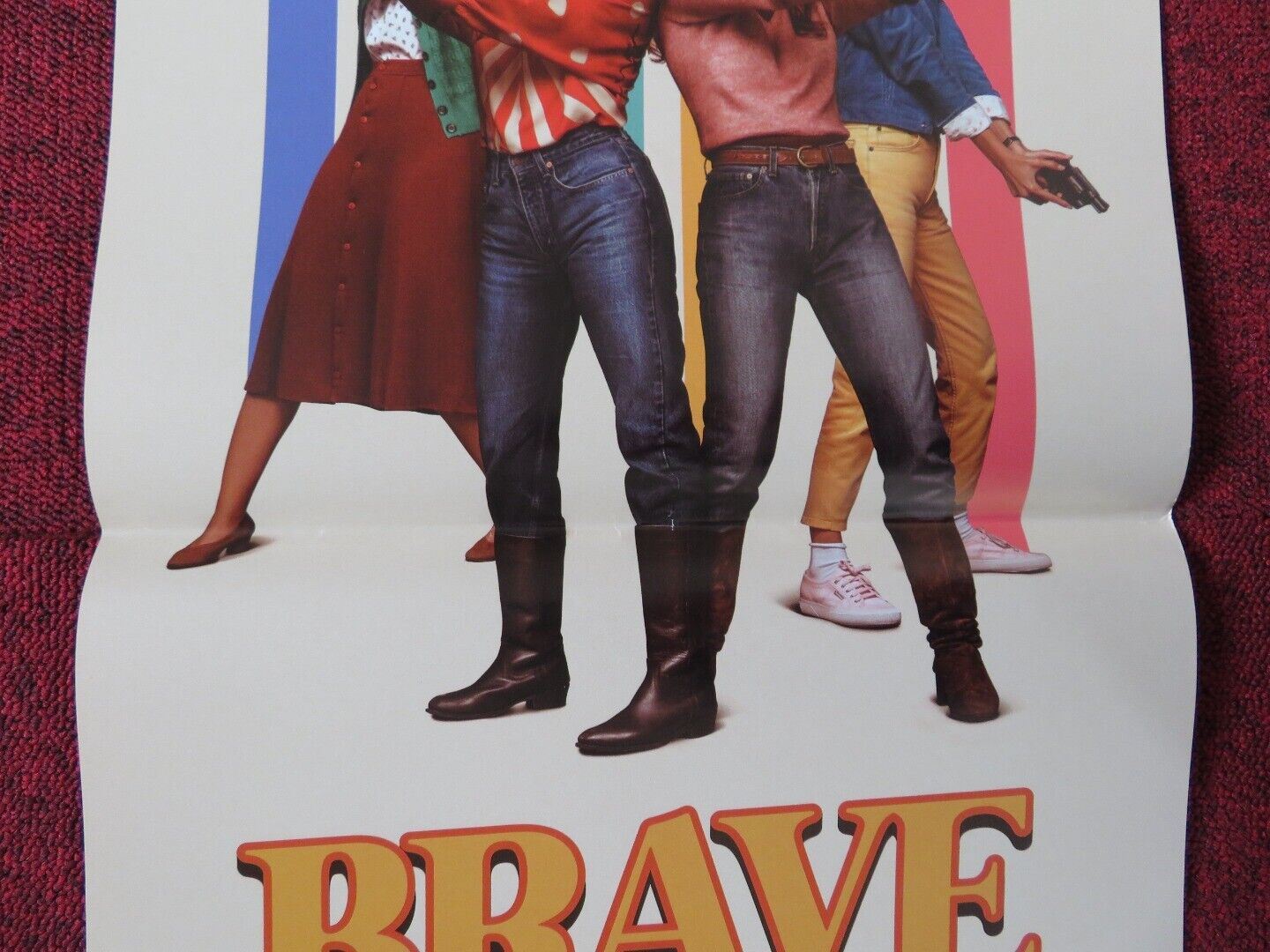 GOOD GALS ITALIAN LOCANDINA (26.5"x12.5") POSTER SERENA ROSSI 2019 Movie posters