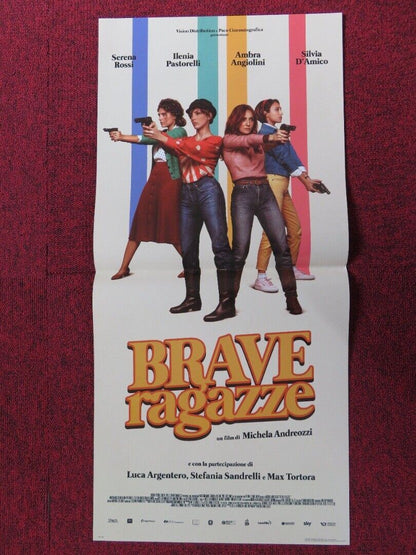 GOOD GALS ITALIAN LOCANDINA (26.5"x12.5") POSTER SERENA ROSSI 2019 Movie posters