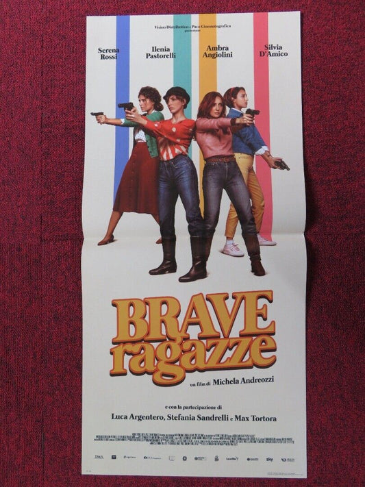 GOOD GALS ITALIAN LOCANDINA (26.5"x12.5") POSTER SERENA ROSSI 2019 Movie posters