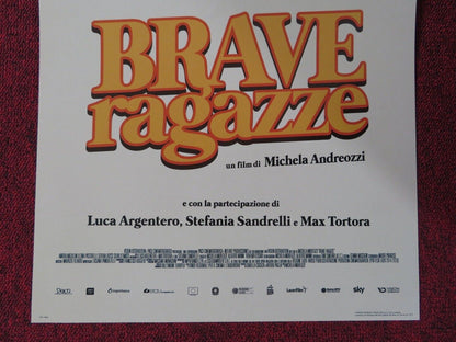 GOOD GALS ITALIAN LOCANDINA (26.5"x12.5") POSTER SERENA ROSSI 2019 Movie posters