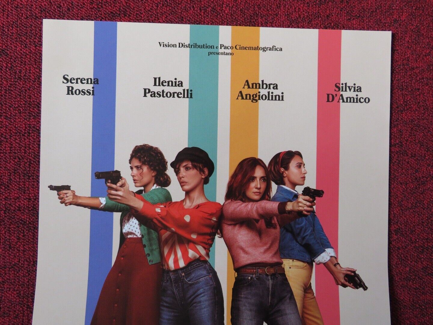 GOOD GALS ITALIAN LOCANDINA (26.5"x12.5") POSTER SERENA ROSSI 2019 Movie posters