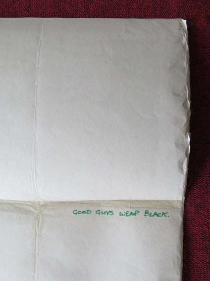 GOOD GUYS WEAR BLACK UK QUAD (30"x 40") ROLLED POSTER CHUCK NORRIS 1978 Rendezvous Cinema Movie posters