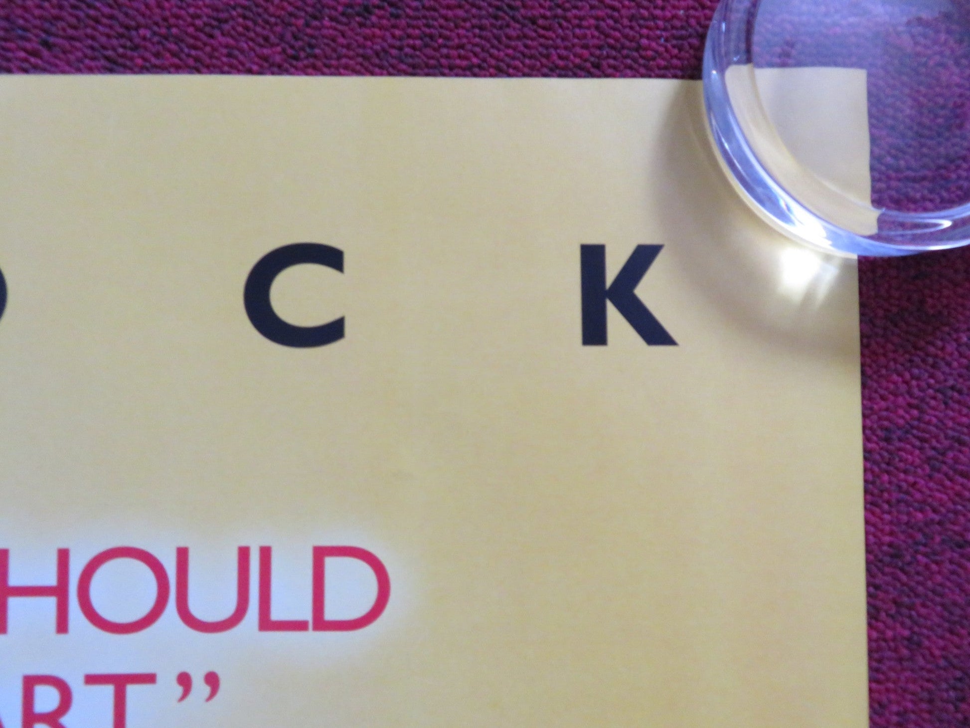 GOOD HAIR UK QUAD (30"x 40") ROLLED POSTER CHRIS ROCK MAYA ANGELOU 2009 Rendezvous Cinema Movie posters