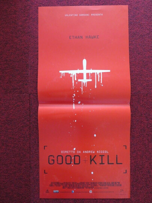 GOOD KILL ITALIAN LOCANDINA (27"x12.5") POSTER ETHAN HAWKE 2014 - Rendezvous Cinema