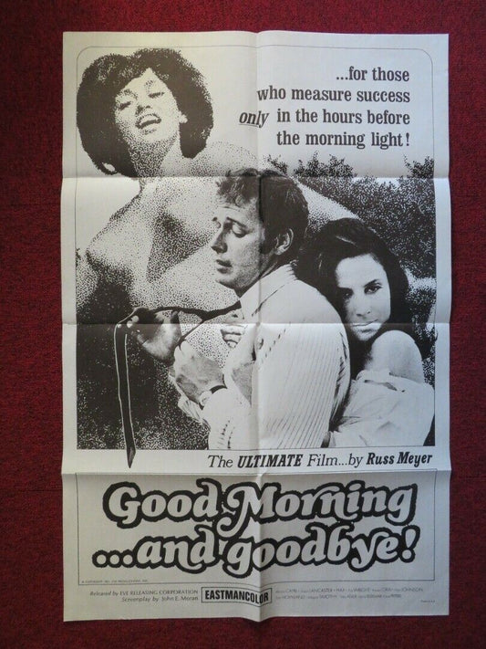 GOOD MORNING....AND GOODBYE ! FOLDED US ONE SHEET POSTER ALAINA CAPRI 1967 - Rendezvous Cinema