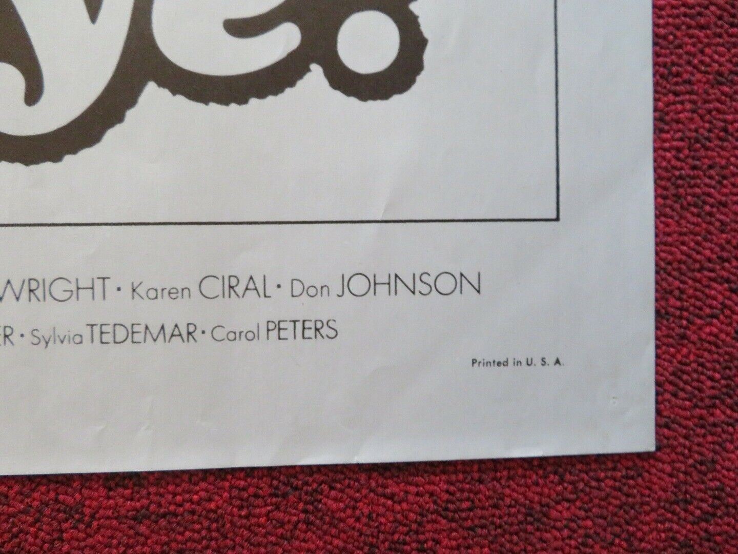 GOOD MORNING....AND GOODBYE ! FOLDED US ONE SHEET POSTER ALAINA CAPRI 1967 - Rendezvous Cinema