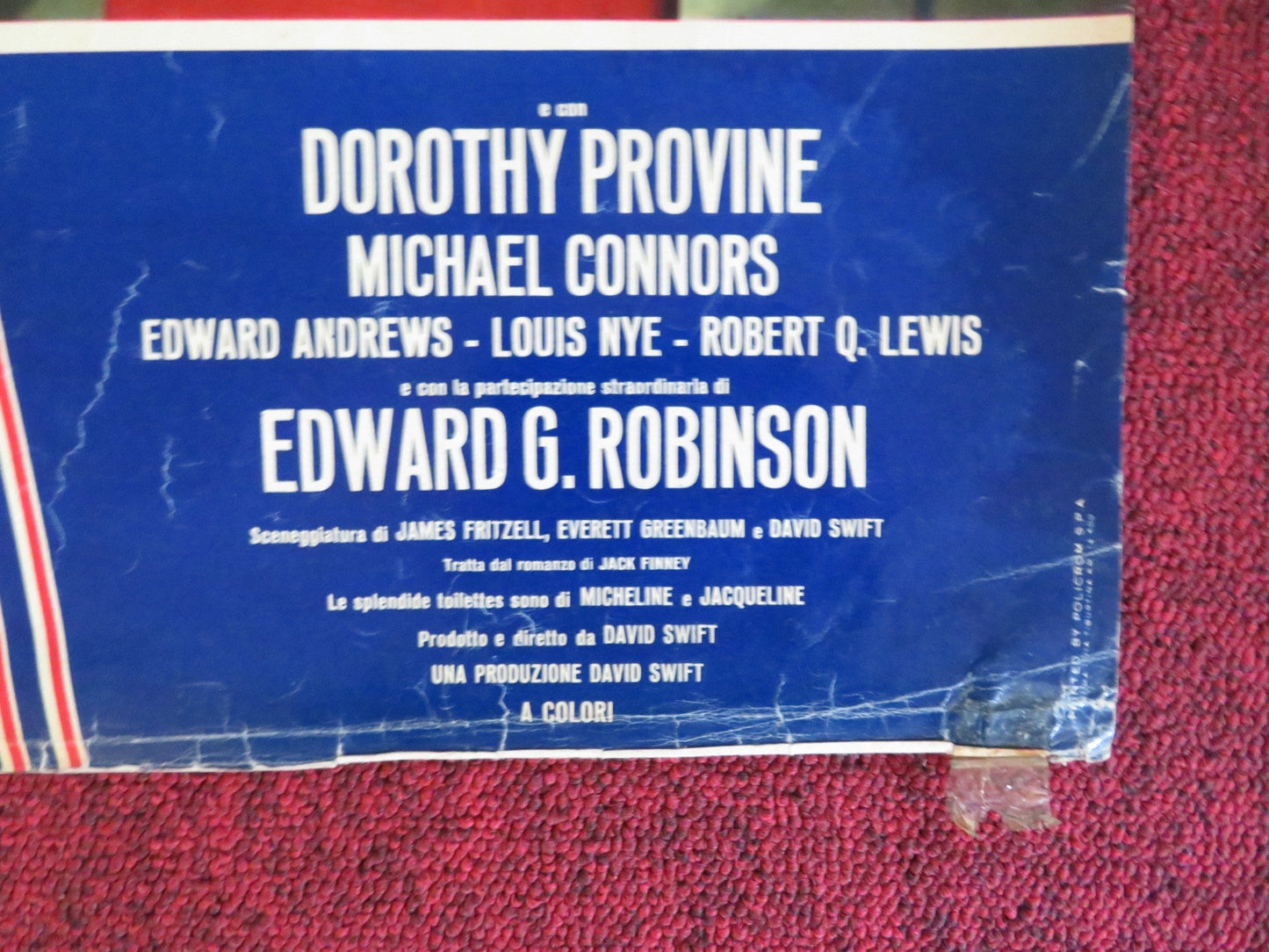 GOOD NEIGHBOR SAM - A ITALIAN FOTOBUSTA POSTER JACK LEMMON ROMY SCHNEIDER 1964 Rendezvous Cinema Movie posters