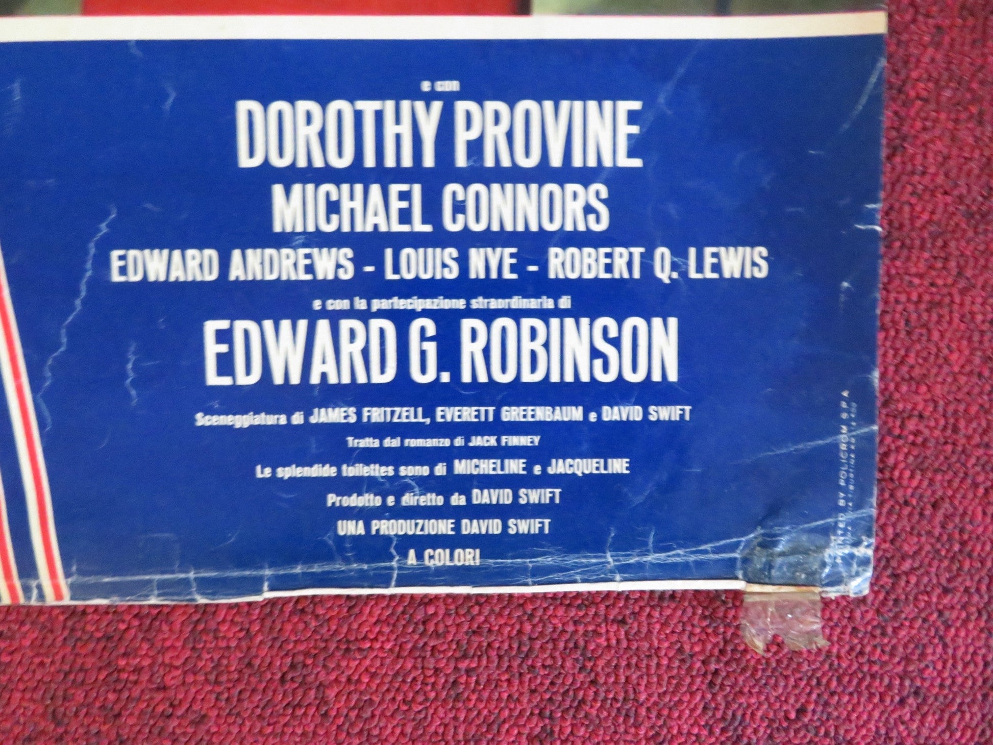 GOOD NEIGHBOR SAM - A ITALIAN FOTOBUSTA POSTER JACK LEMMON ROMY SCHNEIDER 1964 Rendezvous Cinema Movie posters