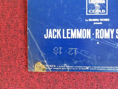 GOOD NEIGHBOR SAM - A ITALIAN FOTOBUSTA POSTER JACK LEMMON ROMY SCHNEIDER 1964 Rendezvous Cinema Movie posters