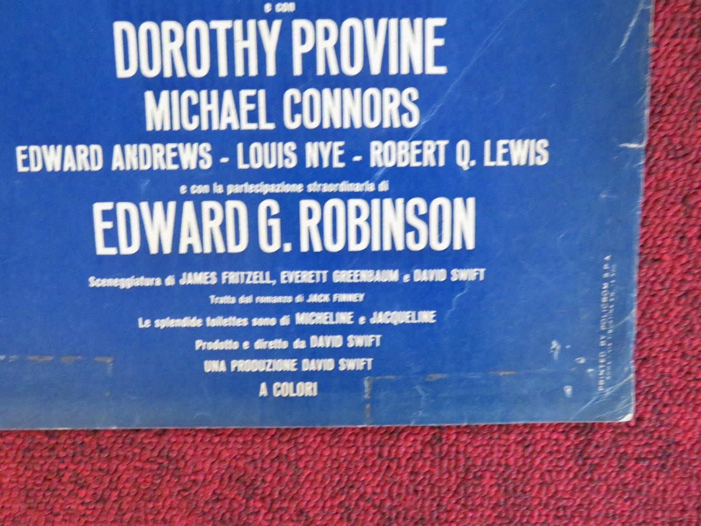 GOOD NEIGHBOR SAM - C ITALIAN FOTOBUSTA POSTER JACK LEMMON ROMY SCHNEIDER 1964 Rendezvous Cinema Movie posters