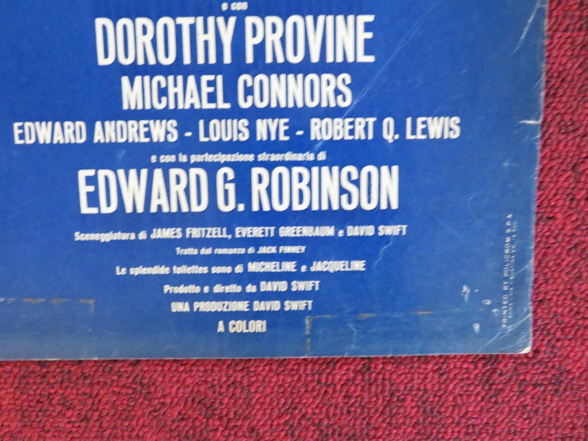 GOOD NEIGHBOR SAM - C ITALIAN FOTOBUSTA POSTER JACK LEMMON ROMY SCHNEIDER 1964 Rendezvous Cinema Movie posters