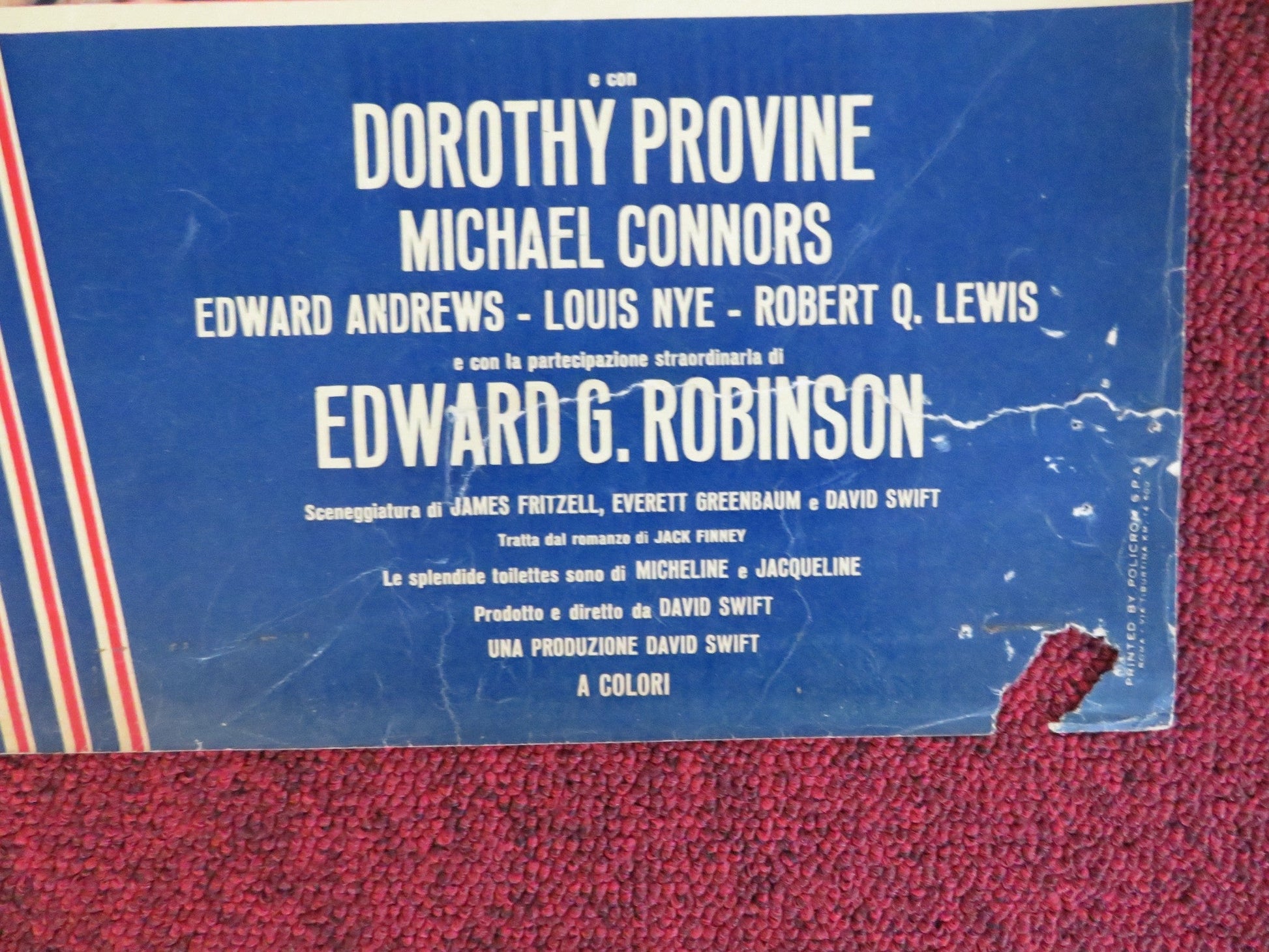 GOOD NEIGHBOR SAM - D ITALIAN FOTOBUSTA POSTER JACK LEMMON ROMY SCHNEIDER 1964 Rendezvous Cinema Movie posters