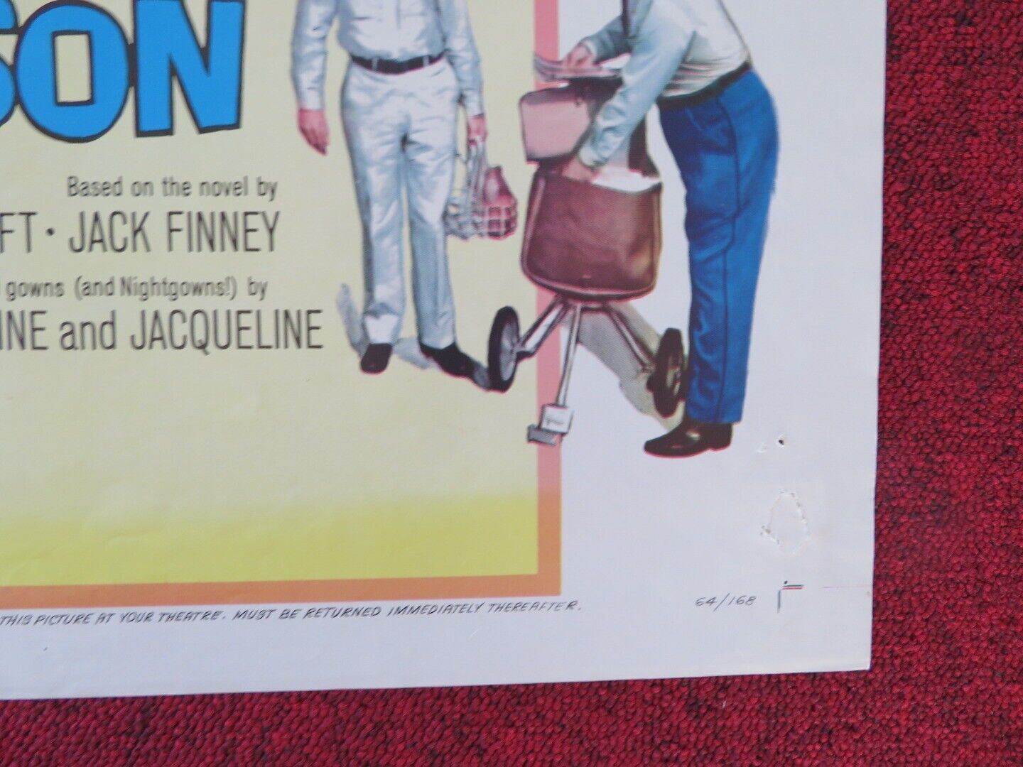 GOOD NEIGHBOR SAM FOLDED US ONE SHEET POSTER JACK LEMMON ROMY SCHNEIDER 1964 - Rendezvous Cinema