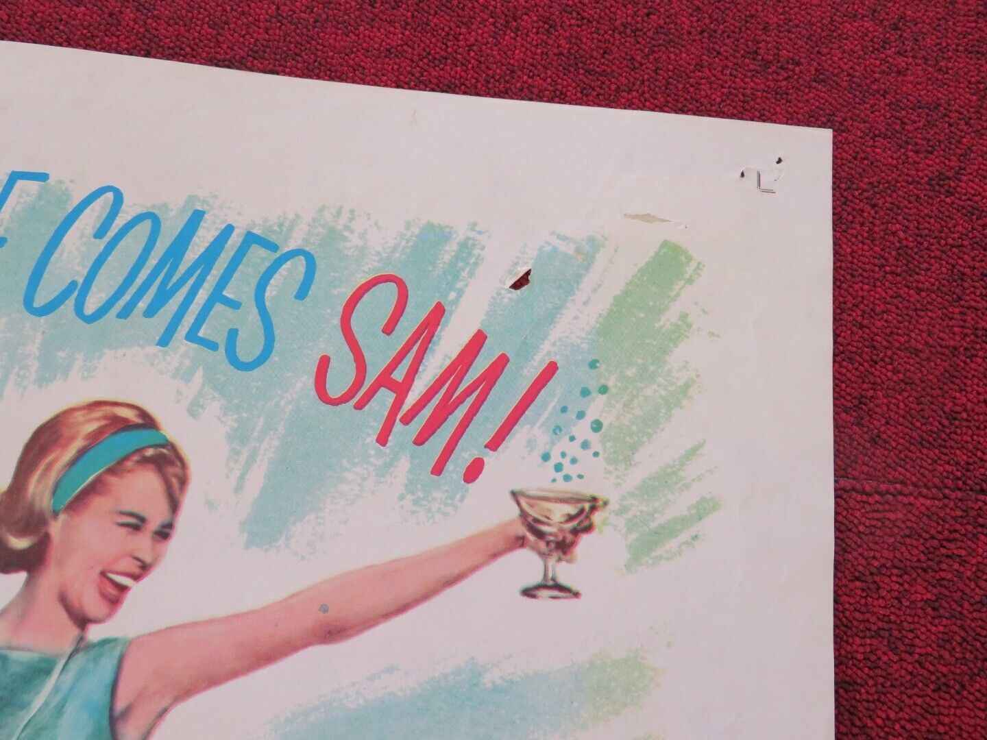 GOOD NEIGHBOR SAM FOLDED US ONE SHEET POSTER JACK LEMMON ROMY SCHNEIDER 1964 - Rendezvous Cinema