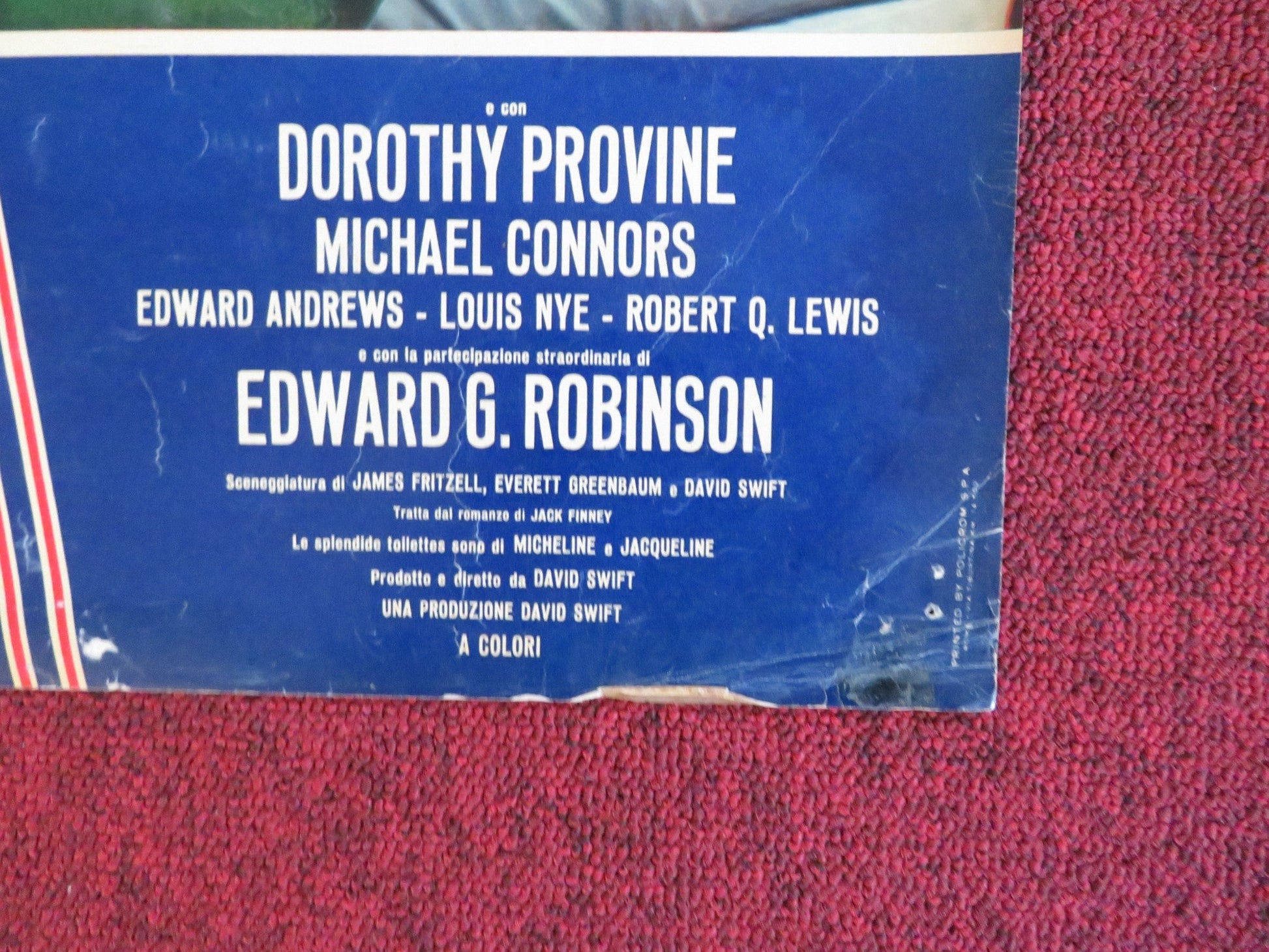 GOOD NEIGHBOR SAM - H ITALIAN FOTOBUSTA POSTER JACK LEMMON ROMY SCHNEIDER 1964 Rendezvous Cinema Movie posters