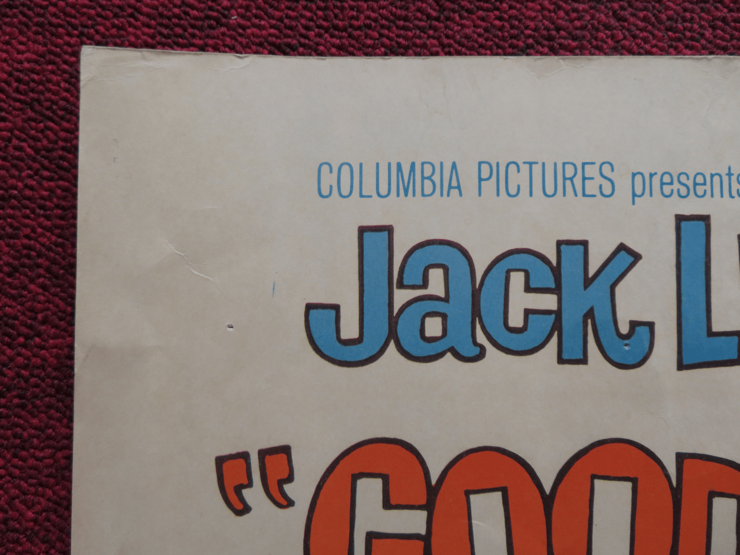 GOOD NEIGHBOR SAM US HALF SHEET (22"x 28") POSTER JACK LEMMON R. SCHNEIDER 1964 Rendezvous Cinema Movie posters