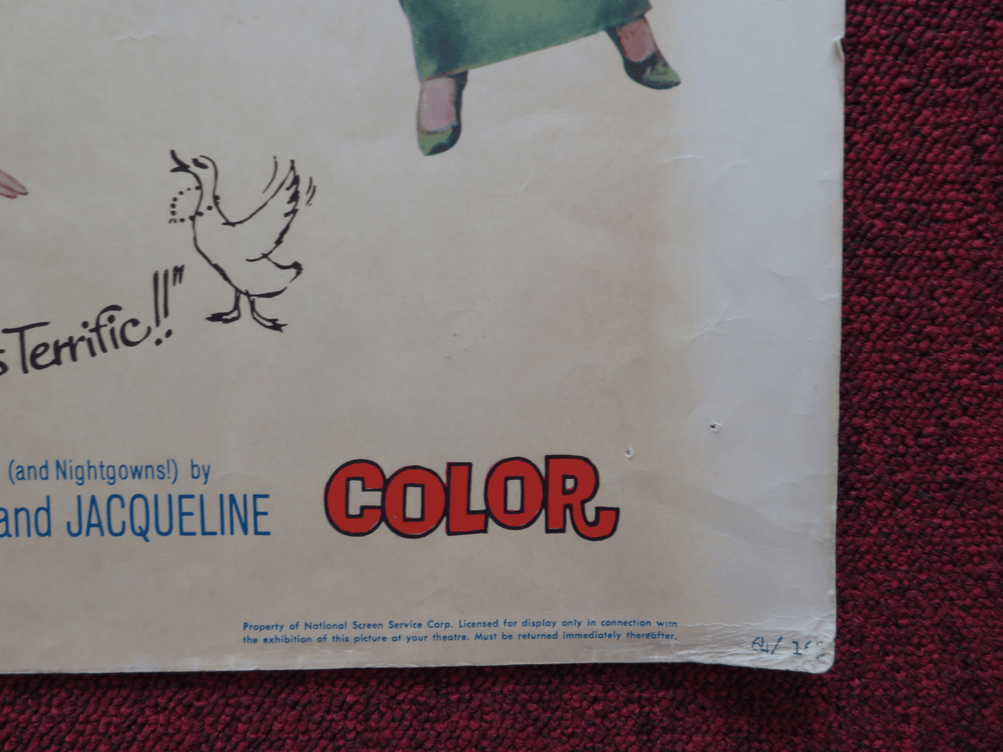 GOOD NEIGHBOR SAM US HALF SHEET (22"x 28") POSTER JACK LEMMON R. SCHNEIDER 1964 Rendezvous Cinema Movie posters