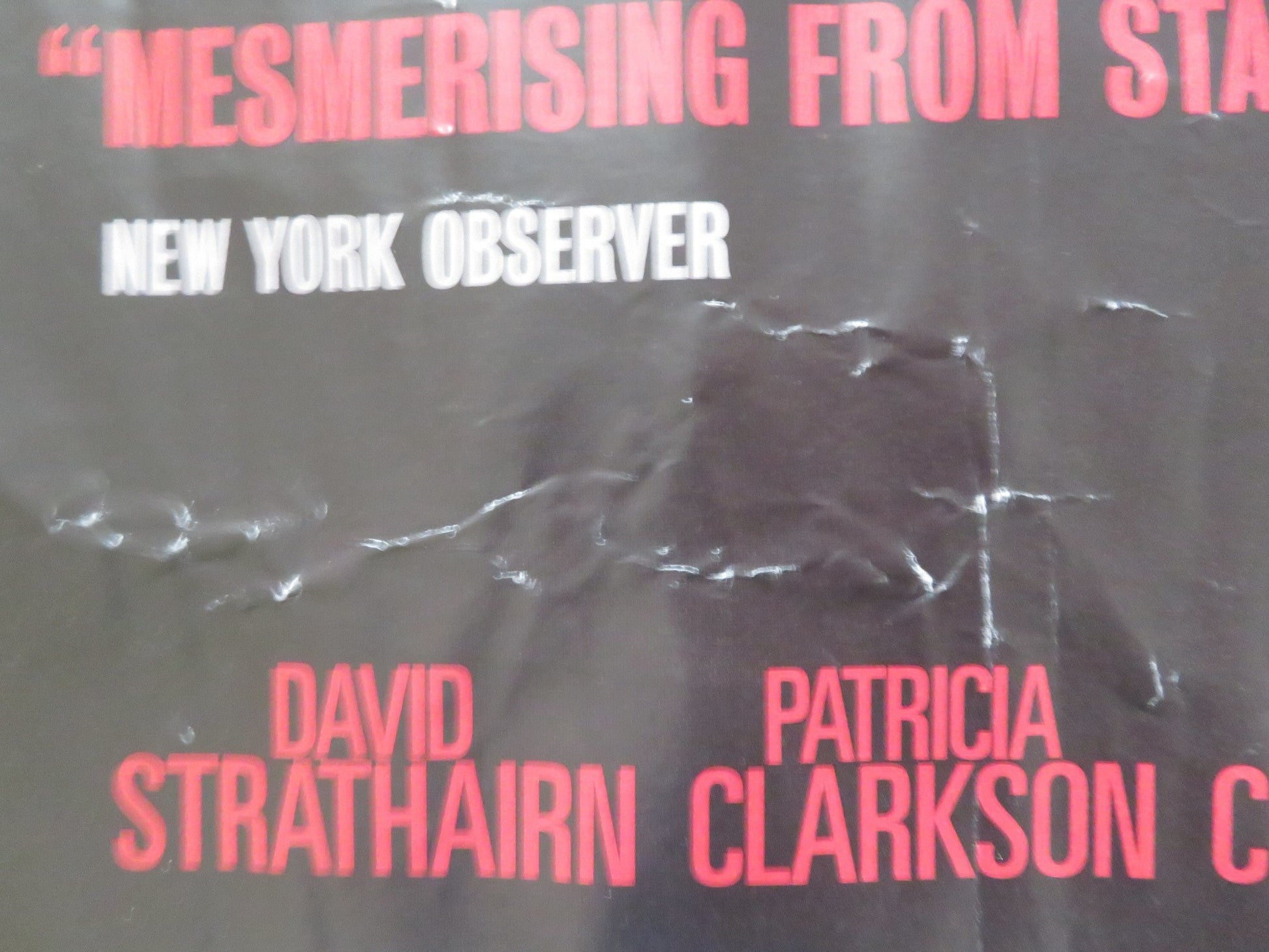 GOOD NIGHT, AND GOOD LUCK UK QUAD ROLLED POSTER JEFF DANIELS D. STRATHAIRN 2005 Rendezvous Cinema Movie posters