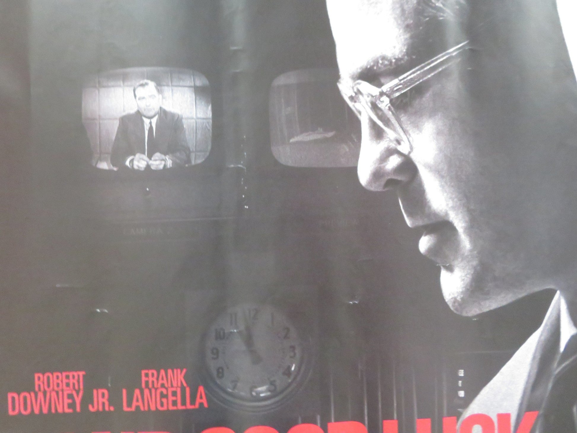 GOOD NIGHT, AND GOOD LUCK UK QUAD ROLLED POSTER JEFF DANIELS D. STRATHAIRN 2005 Rendezvous Cinema Movie posters