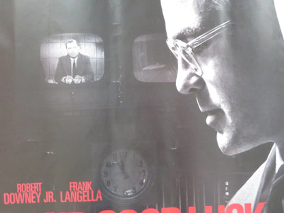 GOOD NIGHT, AND GOOD LUCK UK QUAD ROLLED POSTER JEFF DANIELS D. STRATHAIRN 2005 Rendezvous Cinema Movie posters