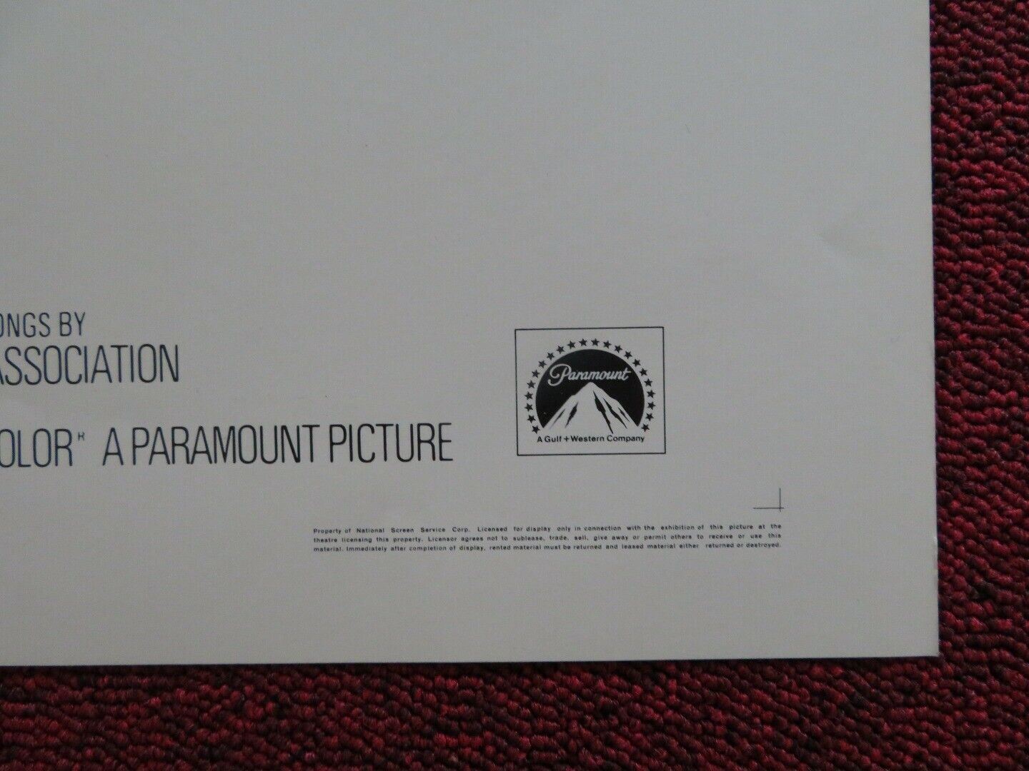 GOODBYE COLUMBUS FOLDED U.S HALF SHEET POSTER ALI MACGRAW RICHARD BENJAMIN 1969 - Rendezvous Cinema