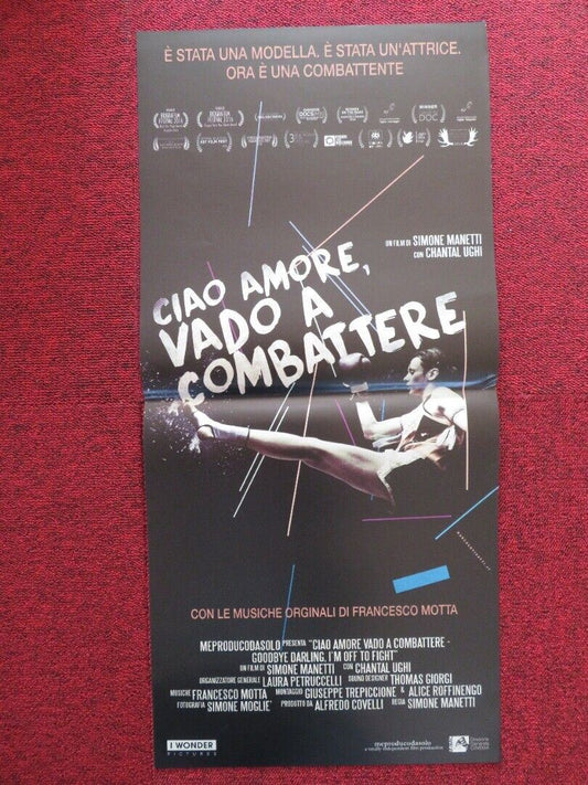 Goodbye darling, I'm off to fight ITALIAN LOCANDINA (27"x12.5") POSTER 2016 - Rendezvous Cinema