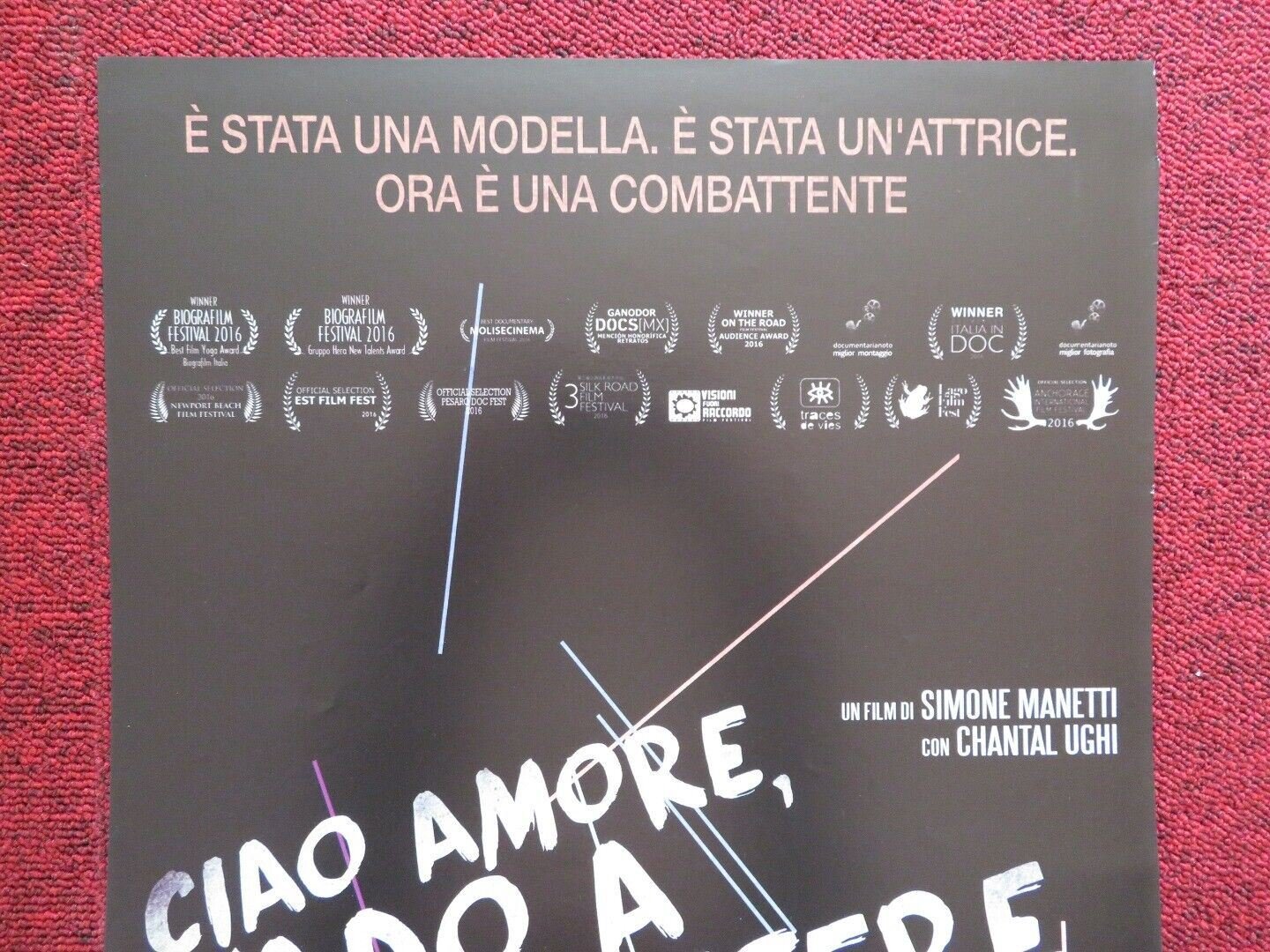 Goodbye darling, I'm off to fight ITALIAN LOCANDINA (27"x12.5") POSTER 2016 - Rendezvous Cinema