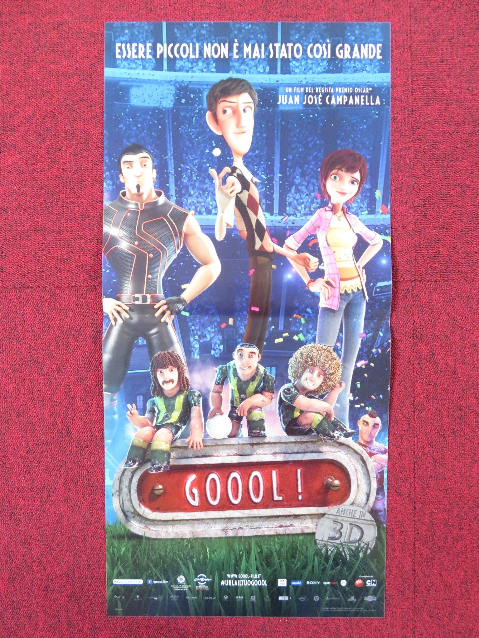 GOOOL! / UNDERDOGS ITALIAN LOCANDINA POSTER GABRIEL ALMIRON FEDERICO CECERE 2013 Rendezvous Cinema Movie posters