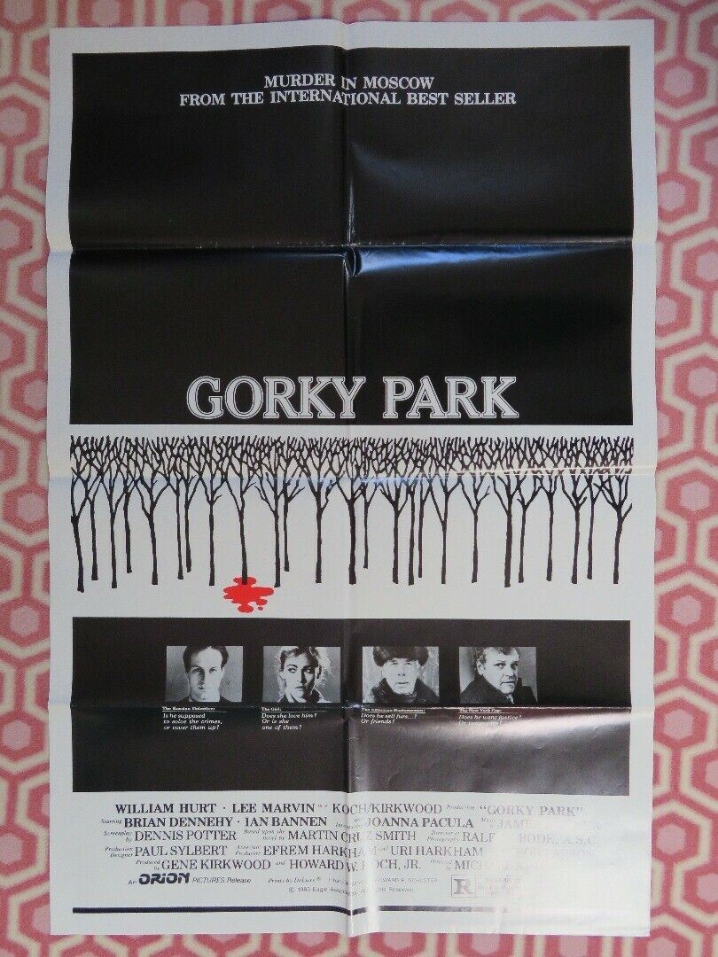 GORKY PARK US ONE SHEET POSTER 1983 WILLIAM HURT LEE MARVIN Rendezvous Cinema Movie posters