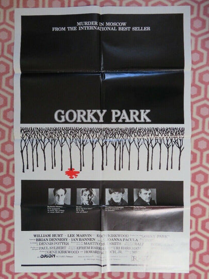 GORKY PARK US ONE SHEET POSTER 1983 WILLIAM HURT LEE MARVIN Rendezvous Cinema Movie posters