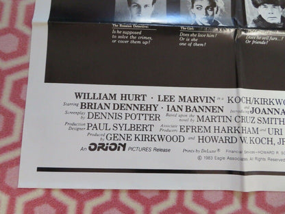 GORKY PARK US ONE SHEET POSTER 1983 WILLIAM HURT LEE MARVIN Rendezvous Cinema Movie posters