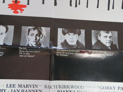 GORKY PARK US ONE SHEET POSTER 1983 WILLIAM HURT LEE MARVIN Rendezvous Cinema Movie posters