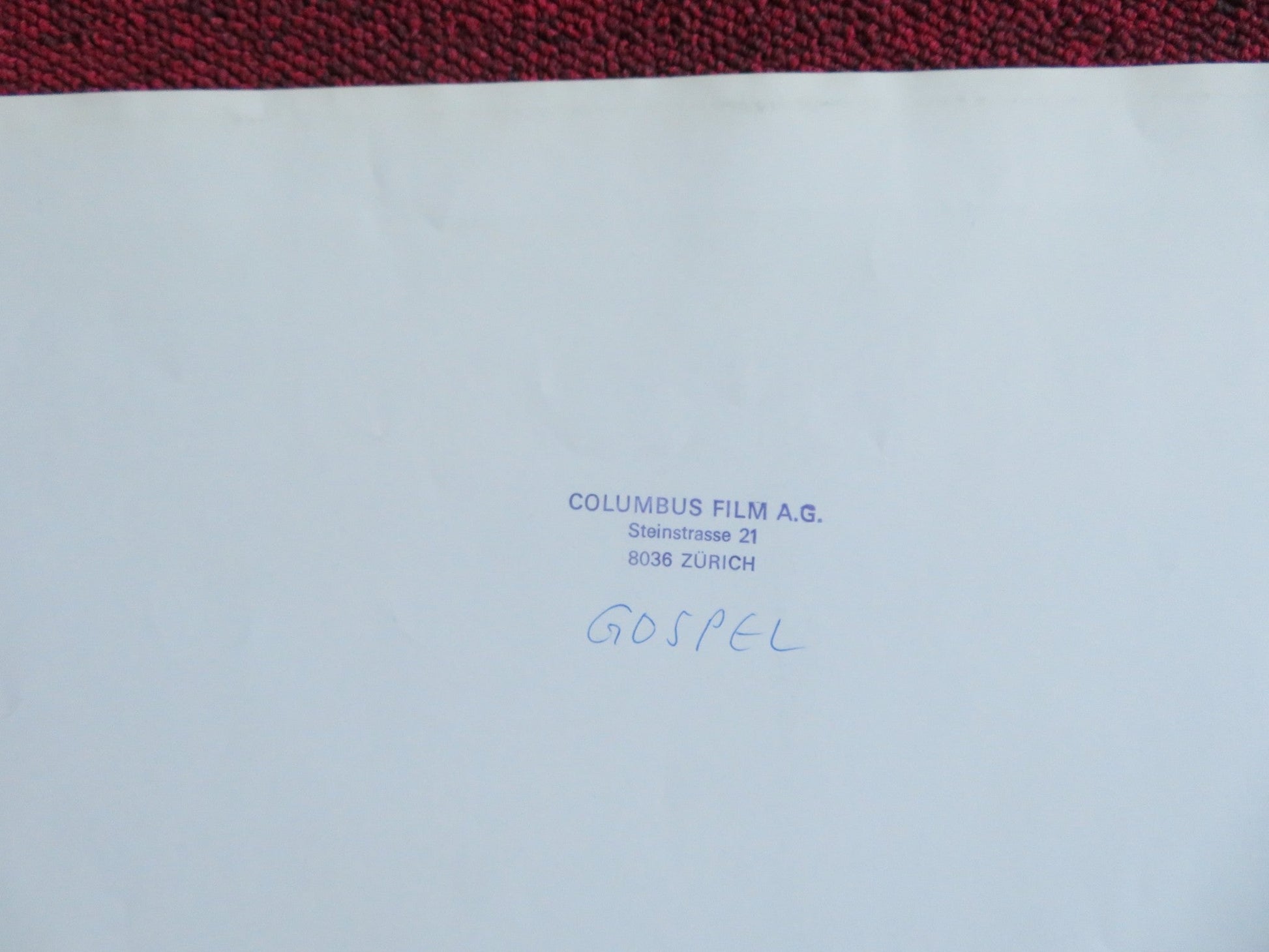 GOSPEL FOLDED US ONE SHEET POSTER JAMES CLEVELAND WALTER HAWKINS 1983 Rendezvous Cinema Movie posters