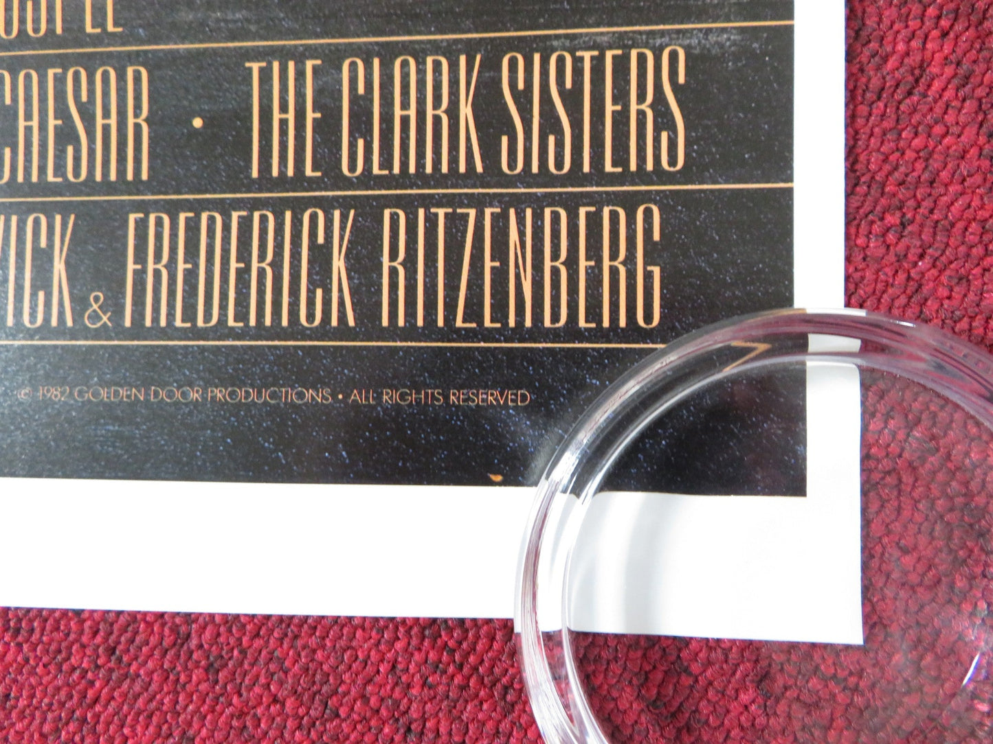 GOSPEL US ONE SHEET ROLLED POSTER JAMES CLEVELAND WALTER HAWKINS 1983 Rendezvous Cinema Movie posters