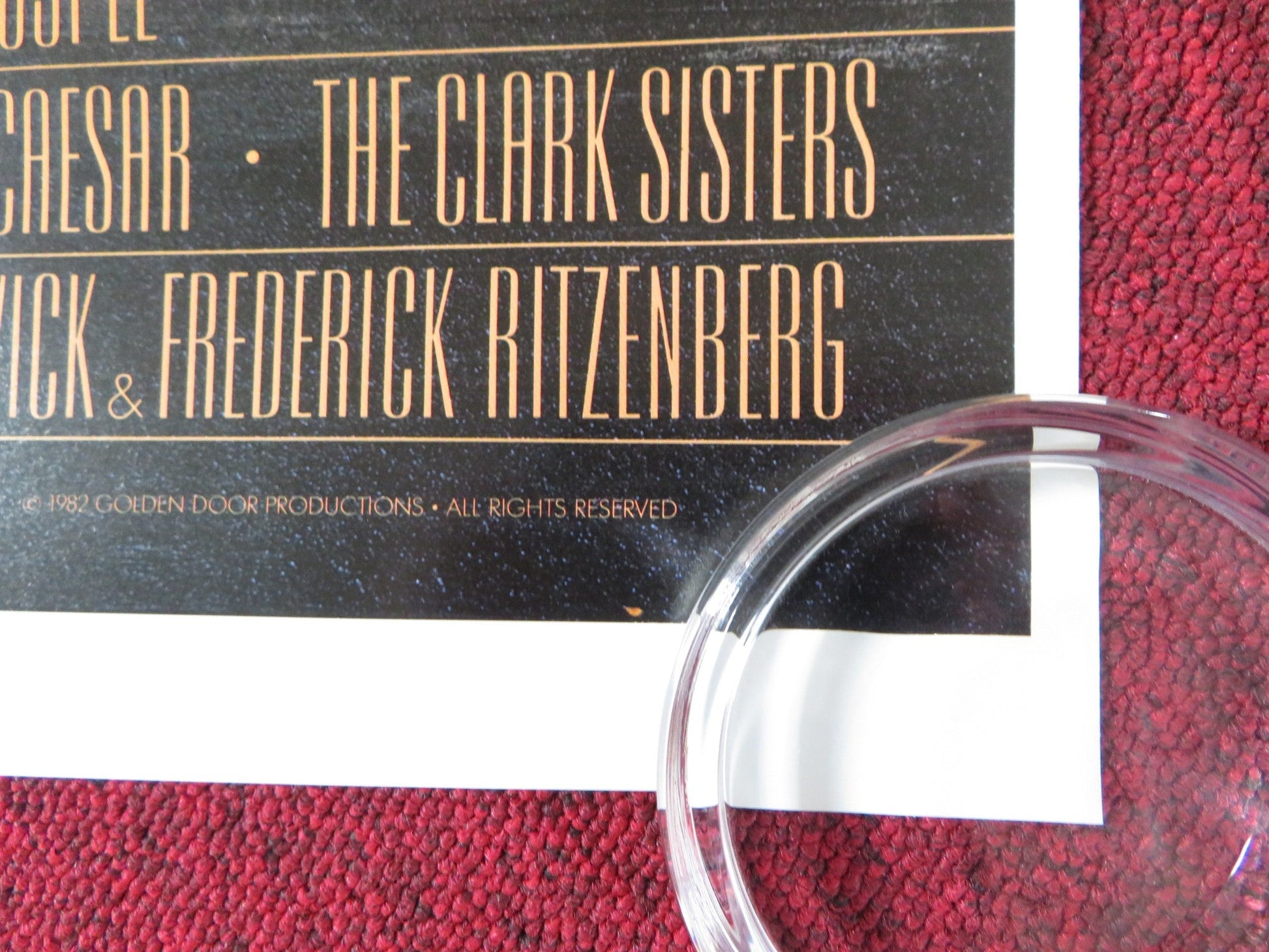 GOSPEL US ONE SHEET ROLLED POSTER JAMES CLEVELAND WALTER HAWKINS 1983 Rendezvous Cinema Movie posters