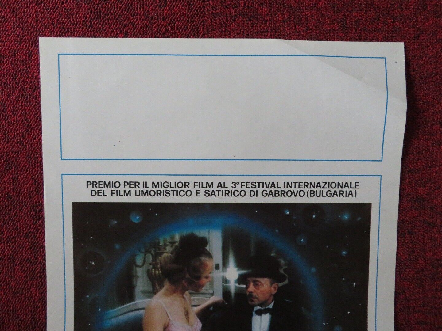 GOSPODIN ZA EDIN DEN ITALIAN LOCANDINA (27.5"x13") POSTER Y STEFANOVA 1987 Movie posters