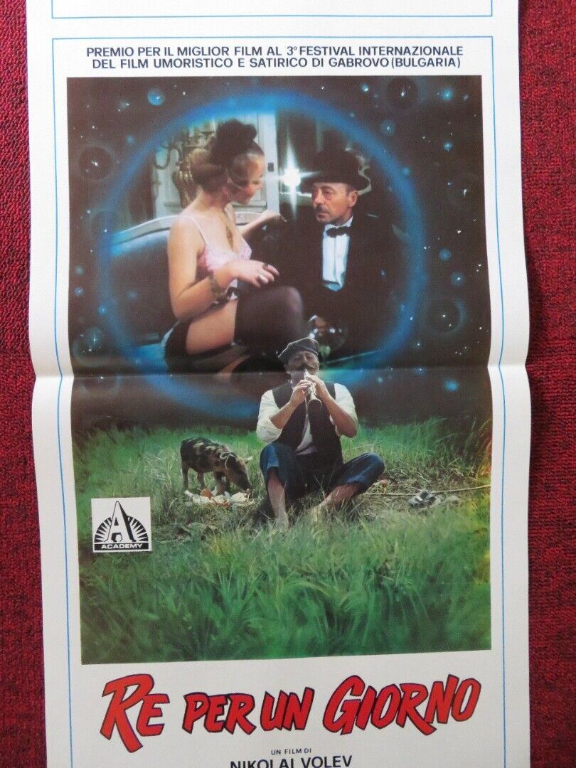 GOSPODIN ZA EDIN DEN ITALIAN LOCANDINA (27.5"x13") POSTER Y STEFANOVA 1987 Movie posters