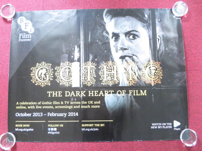 GOTHIC - THE DARK HEART OF FILM UK QUAD (30"x 40") ROLLED POSTER BFI 2013 Rendezvous Cinema Movie posters