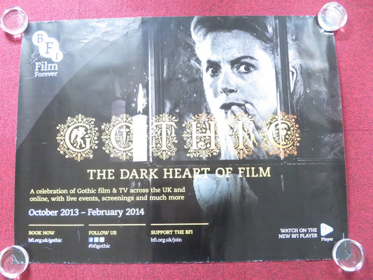 GOTHIC - THE DARK HEART OF FILM UK QUAD (30"x 40") ROLLED POSTER BFI 2013 Rendezvous Cinema Movie posters