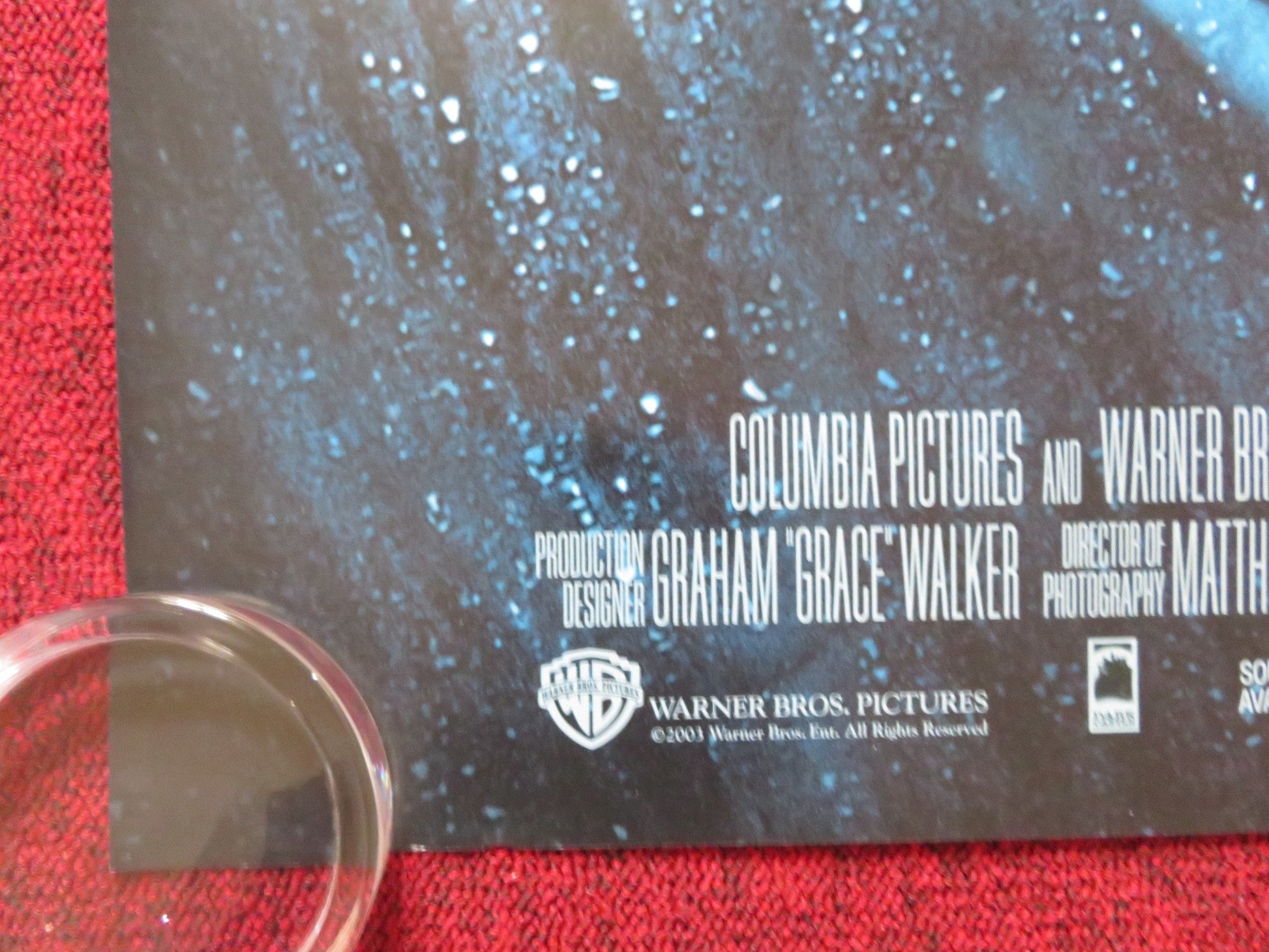 GOTHIKA - B UK QUAD (30"x 40") ROLLED POSTER HALLE BERRY ROBERT DOWNEY JR. 2003 Rendezvous Cinema Movie posters